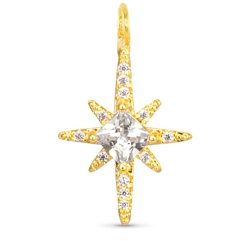 North Star Charm Gold